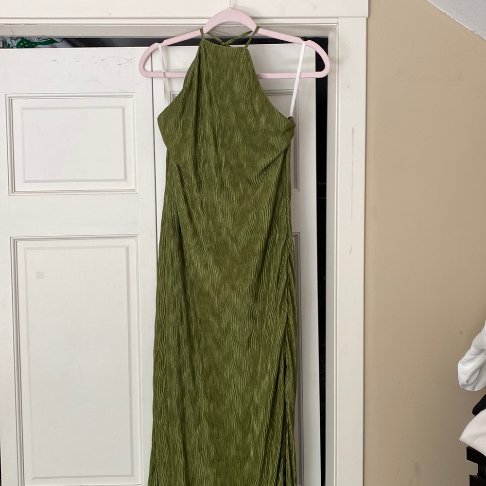 House of Harlow green maxi dress